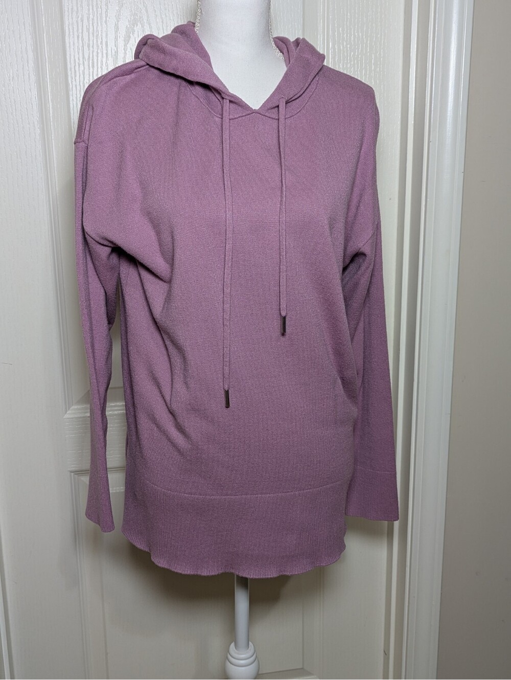 Tek Gear Sweater Long Sleeve Pink with Hood Women's Size Medium